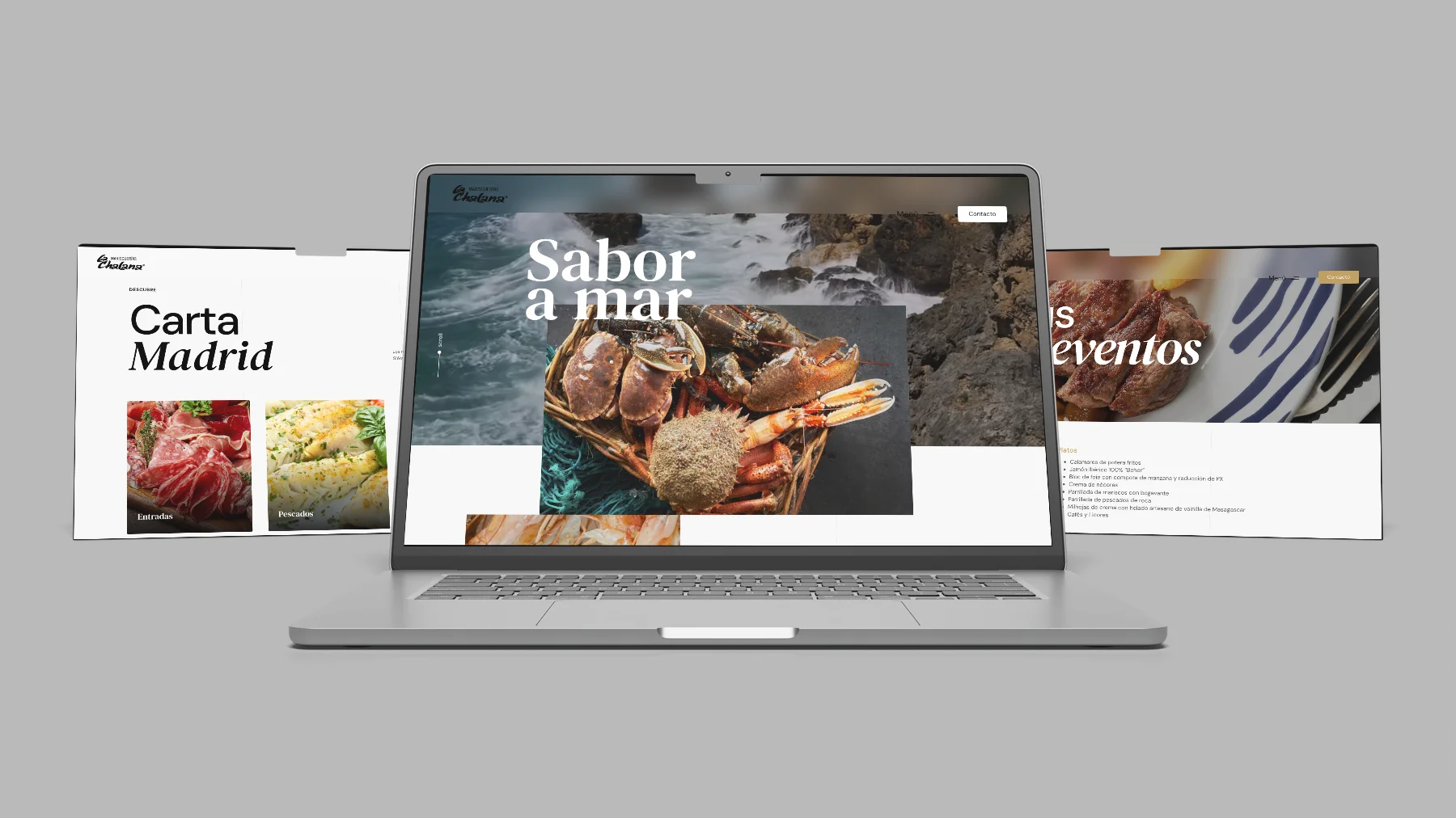 Diseño web de la chalana