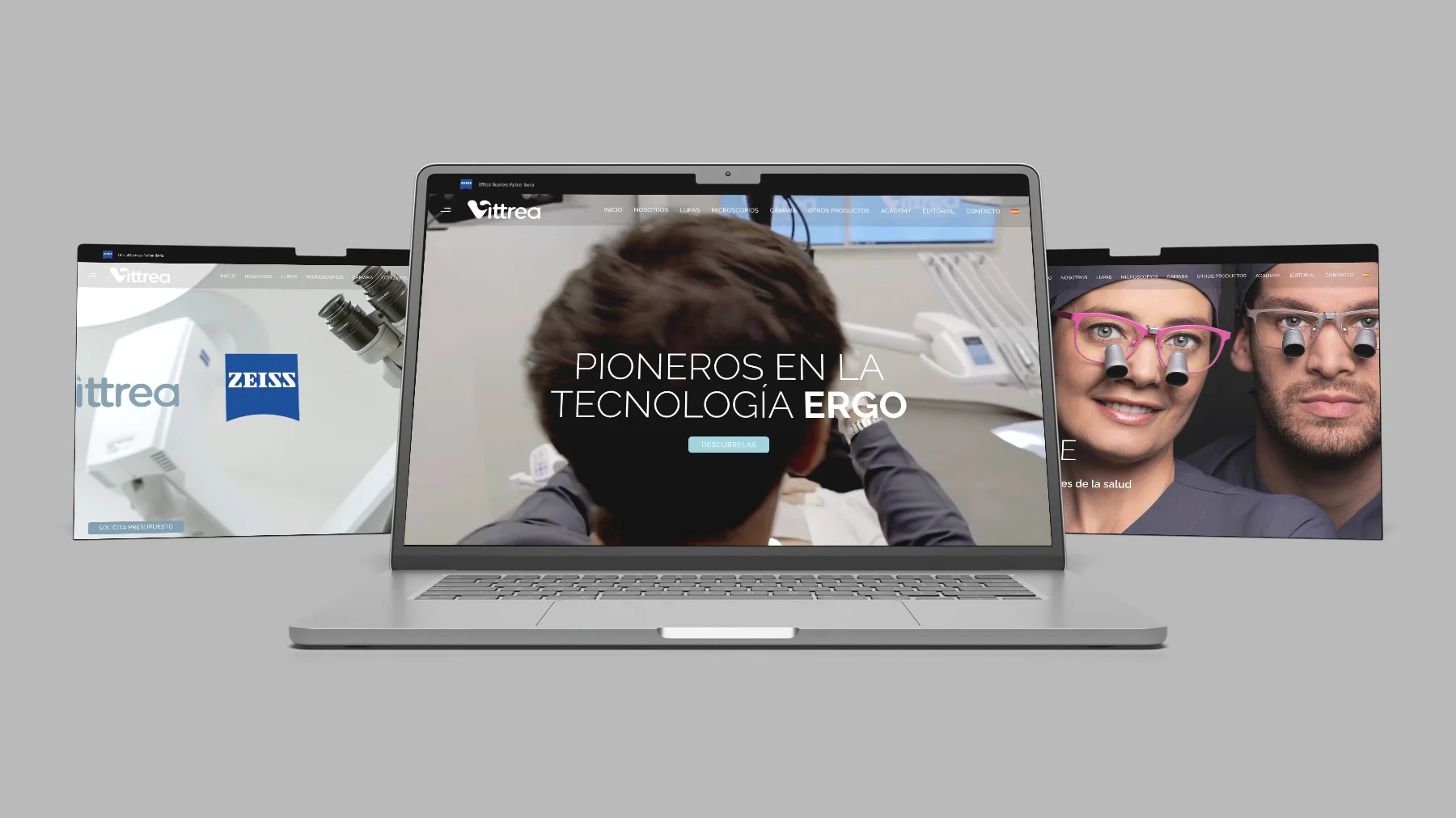 Diseño web de vittrea